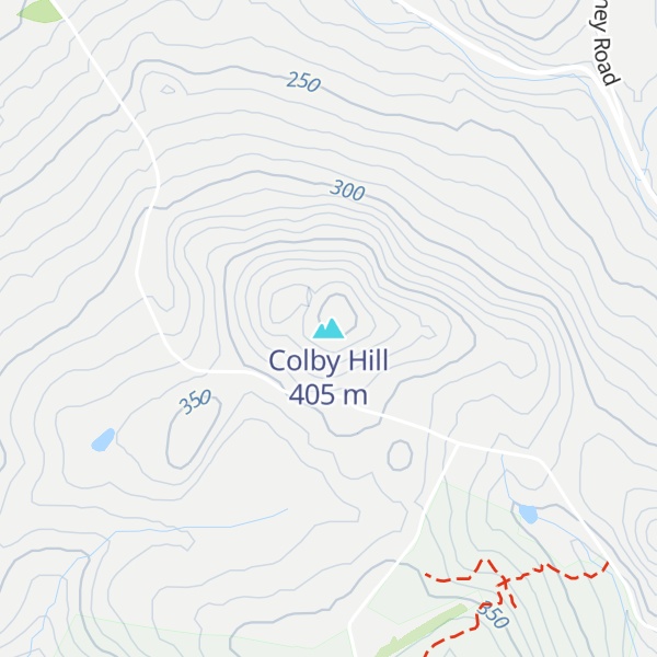 Map of Colby Hill