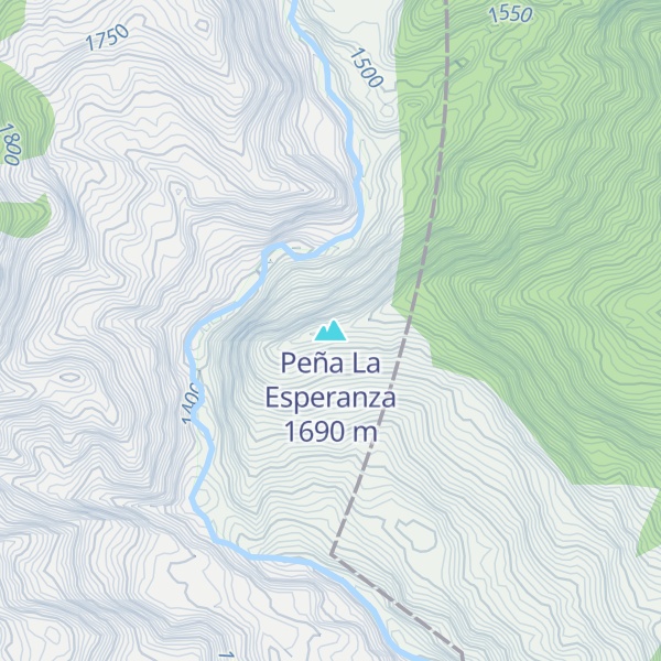 Map of Peña La Esperanza