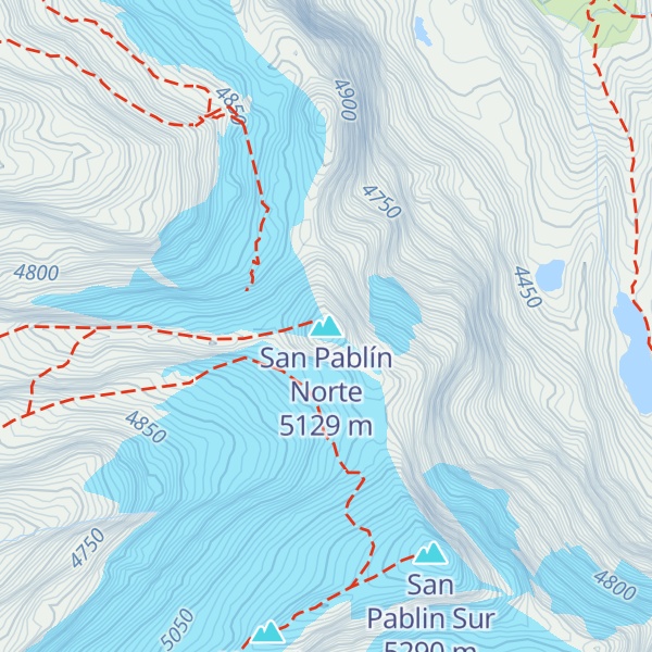 Map of San Pablín Norte