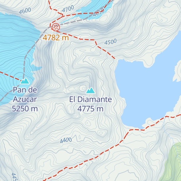 Map of El Diamante