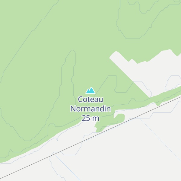 Map of Coteau Normandin