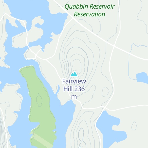 Map of Fairview Hill