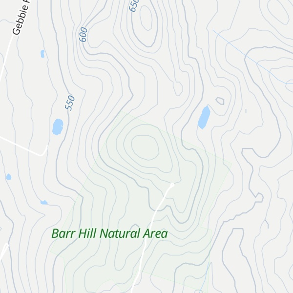 Map of Barr Hill