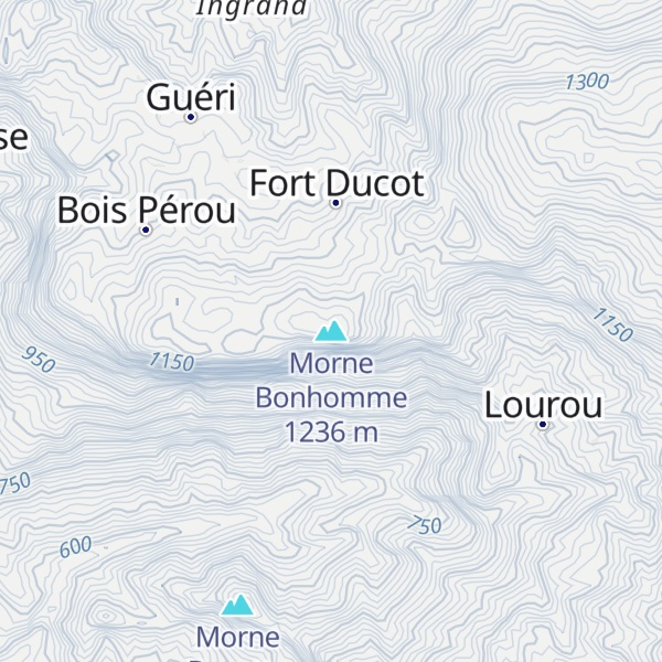 Map of Morne Bonhomme