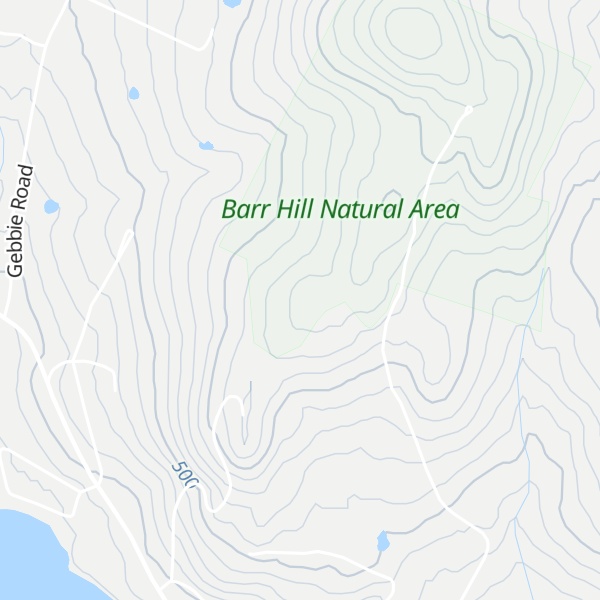 Map of Baker Hill