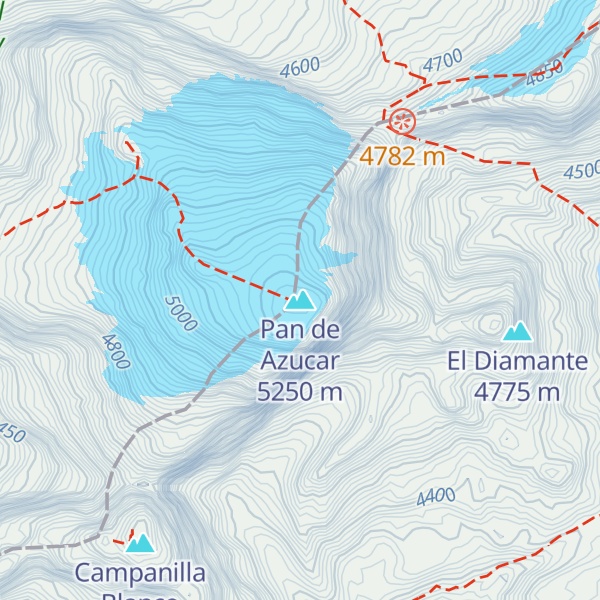 Map of Pan de Azucar