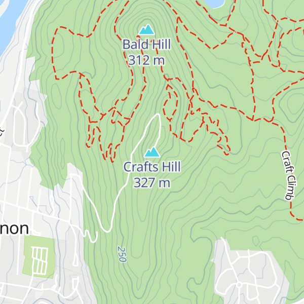 Map of Crafts Hill