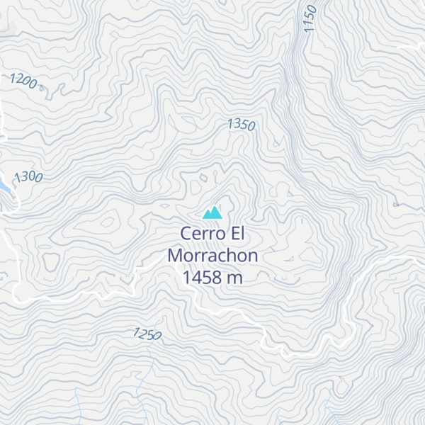 Map of Cerro El Morrachon
