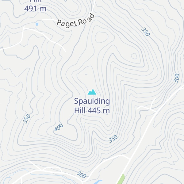 Map of Spaulding Hill