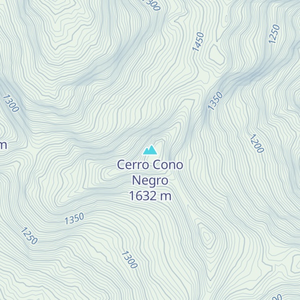 Map of Cerro Cono Negro