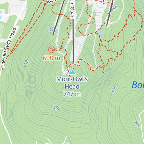 Map of Mont Owl's Head