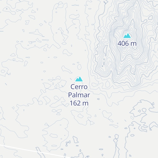 Map of Cerro Palmar