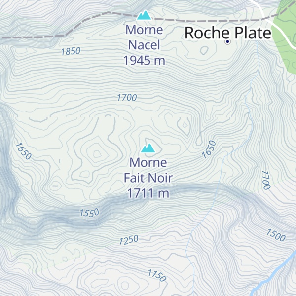 Map of Morne Fait Noir