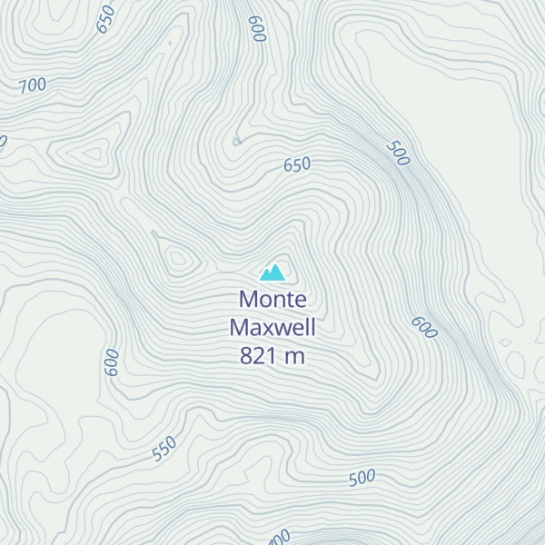 Map of Monte Maxwell