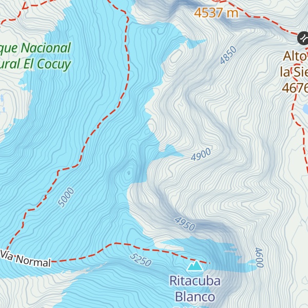 Map of Ritacuba Negro