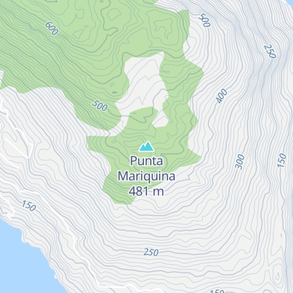 Map of Punta Mariquina