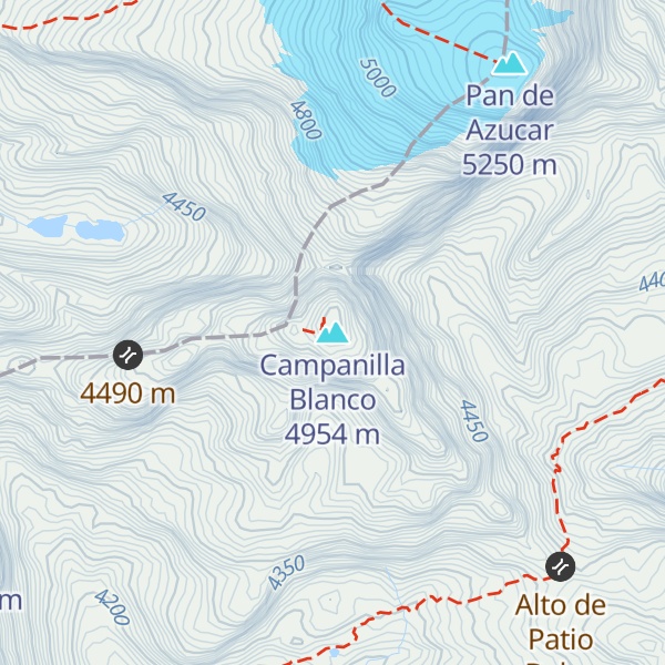 Map of Campanilla Blanco