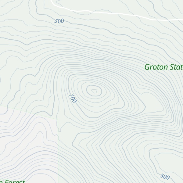 Map of Little Spruce Mountain