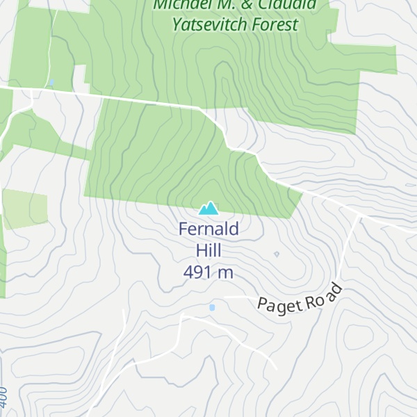 Map of Fernald Hill