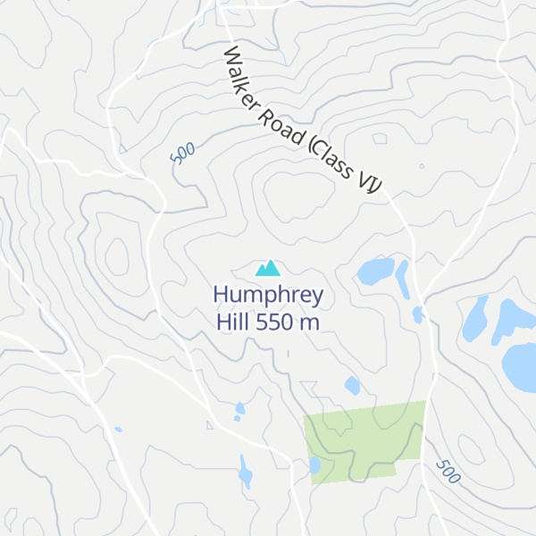 Map of Humphrey Hill