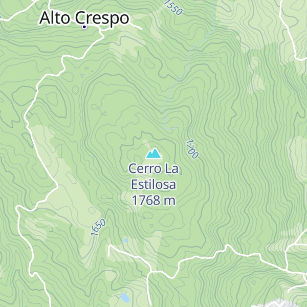 Map of Cerro La Estilosa