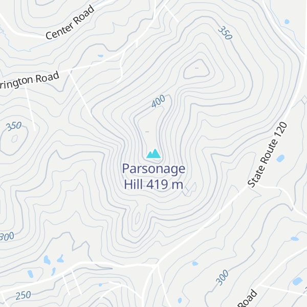 Map of Parsonage Hill