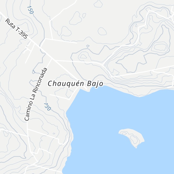 Map of Cabañas Chauquén
