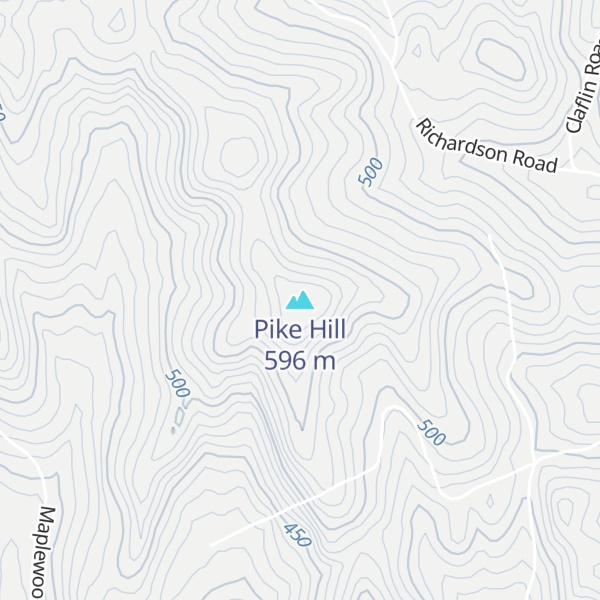 Map of Pike Hill