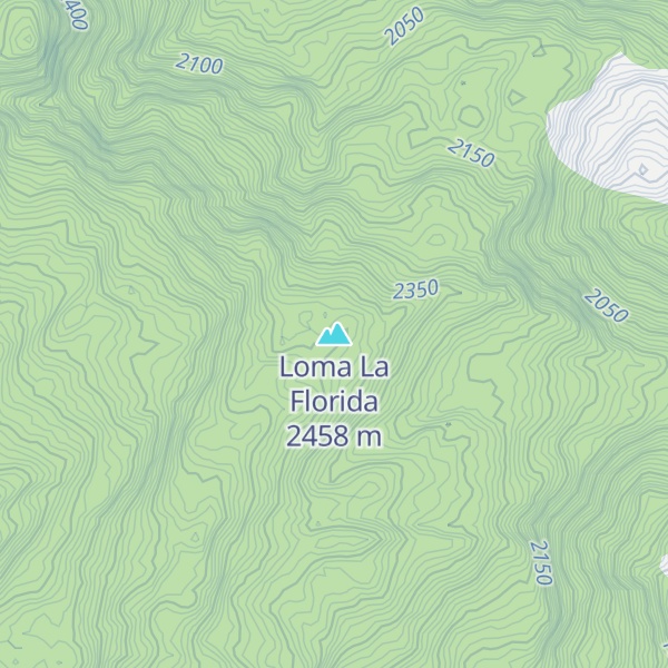 Map of Loma La Florida