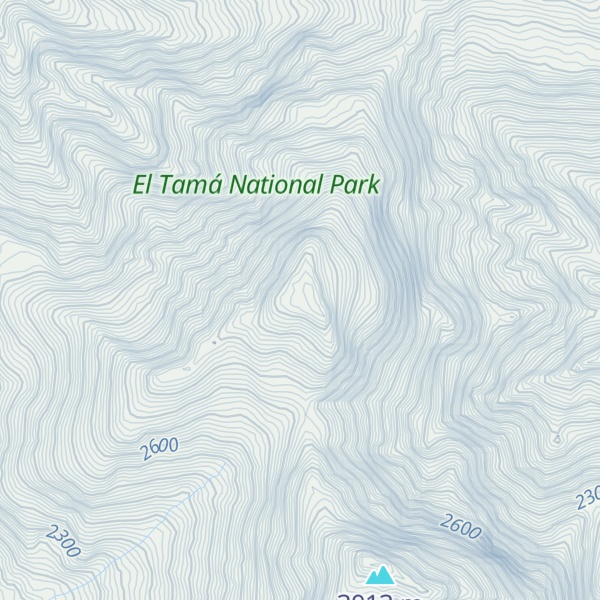 Map of Cerro Mirador