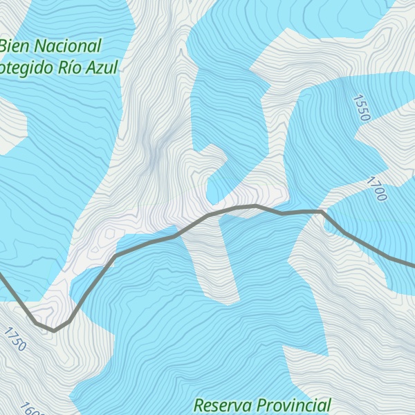 Map of Cerro Mayer