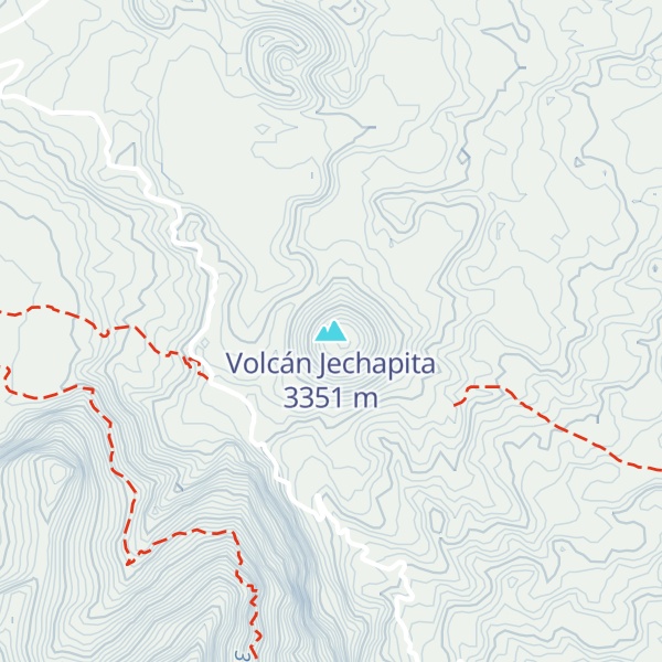 Map of Volcán Jechapita