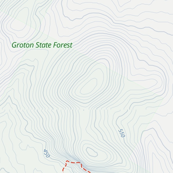 Map of Burnt Mountain