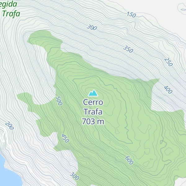 Map of Cerro Trafa