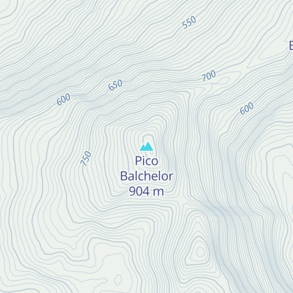 Map of Pico Balchelor