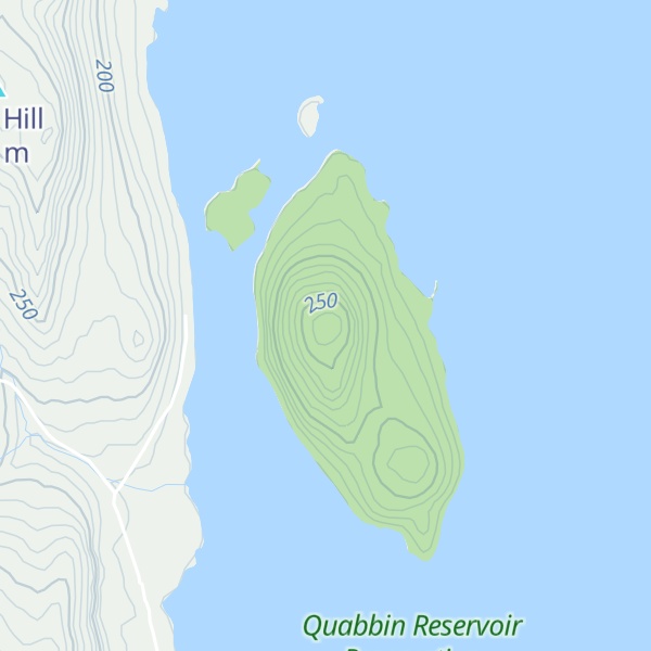 Map of Russ Mountain