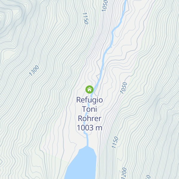 Map of Refugio Toni Rohrer
