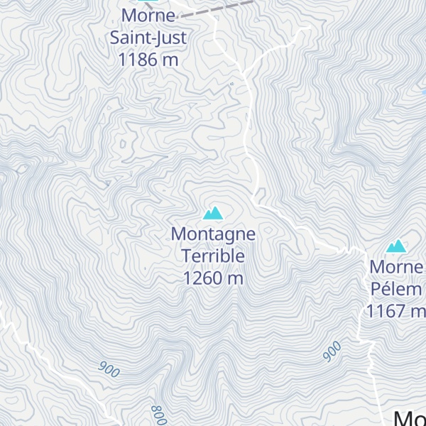 Map of Montagne Terrible