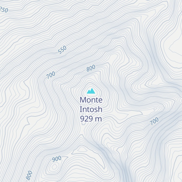 Map of Monte Intosh