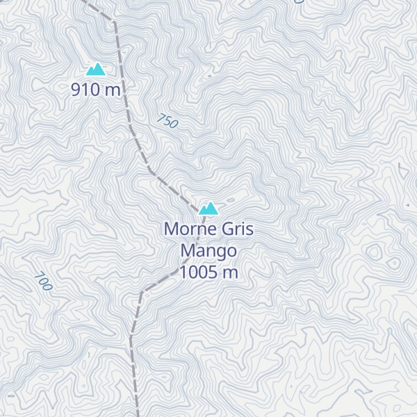 Map of Morne Gris Mango