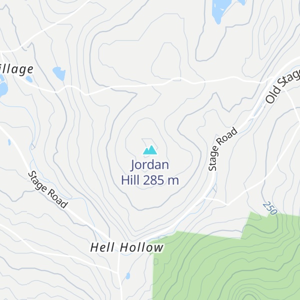 Map of Jordan Hill