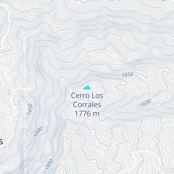 Map of Cerro Los Corrales
