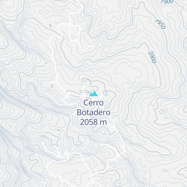 Map of Cerro Botadero