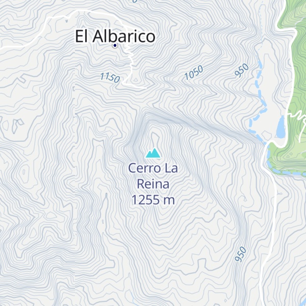 Map of Cerro La Reina