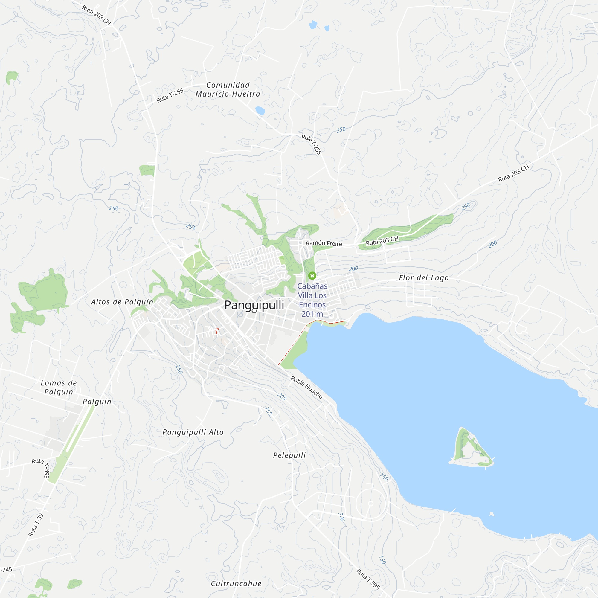 Cabañas Tio Carlos map