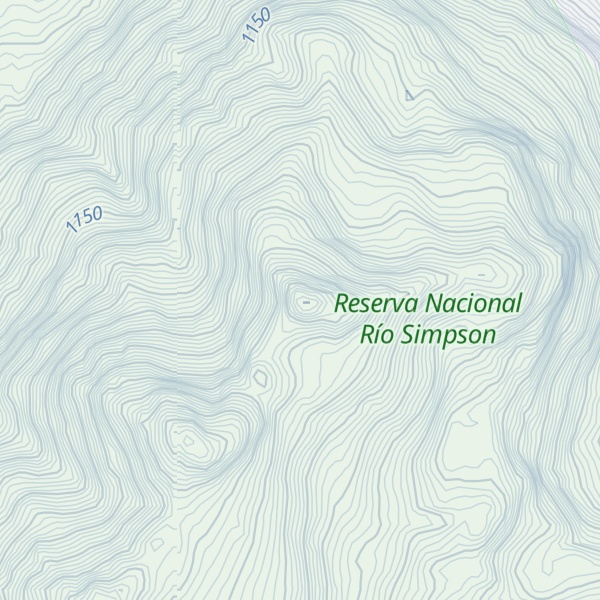 Map of Cerro Cuatro Puntos