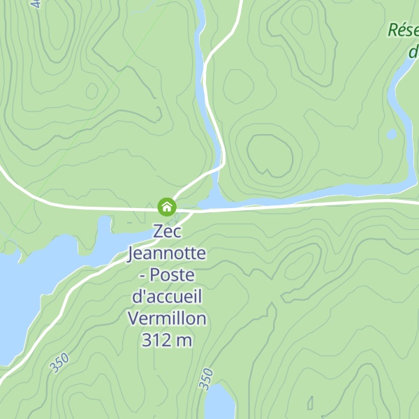 Map of Refuge Jeannotte
