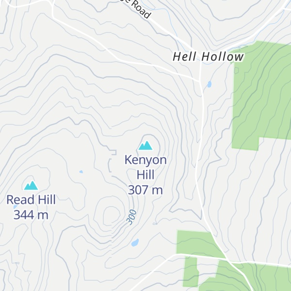 Map of Kenyon Hill