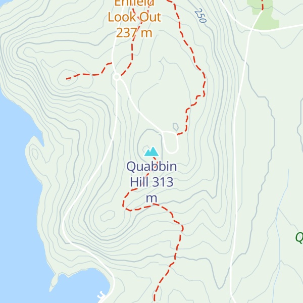 Map of Quabbin Hill