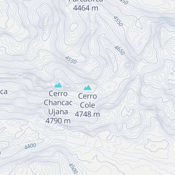 Map of Cerro Cole
